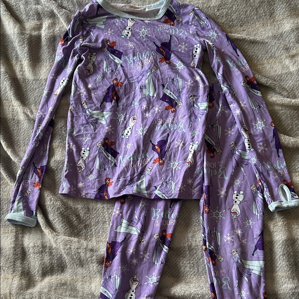 Frozen Kids Pajamas - Purple